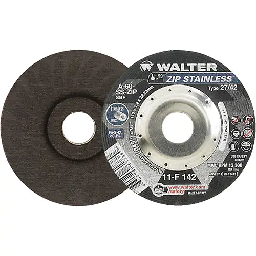 Zip™ Stainless Right Angle Grinder Reinforced Cut-Off Wheels 7/8" - 11F142