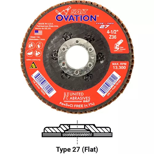 Ovation Flap Disc 5/8"-11 - 78109