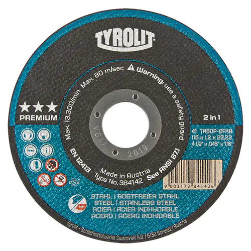 Premium 2 In 1 Thincut Cut-Off Wheel 7/8" - 384142