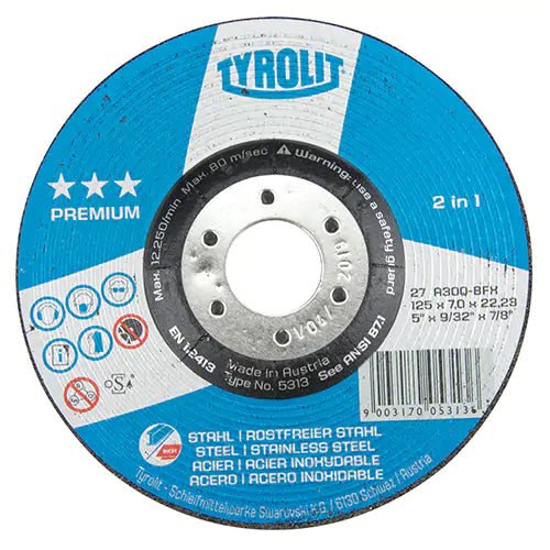 Premium 2-in-1 Grinding Wheel 7/8" - 5313