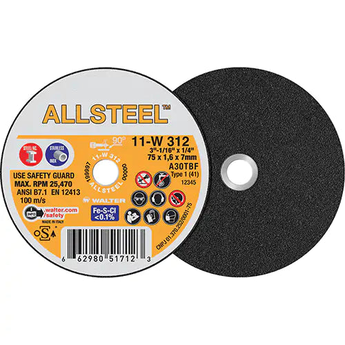 AllSteel™ Mini Cut-Off Wheel 1/4" - 11W312
