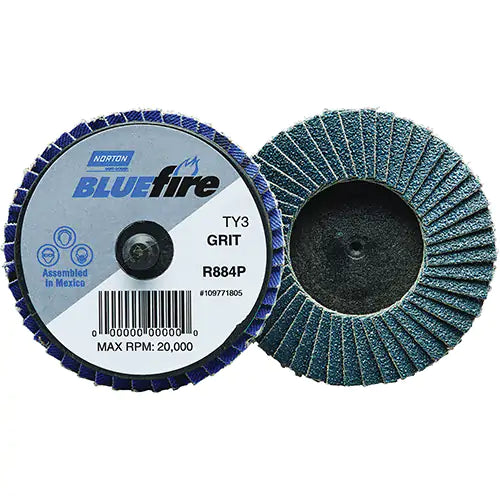 BlueFire® R884P Plastic Flat Mini Flap Disc - 77696090168