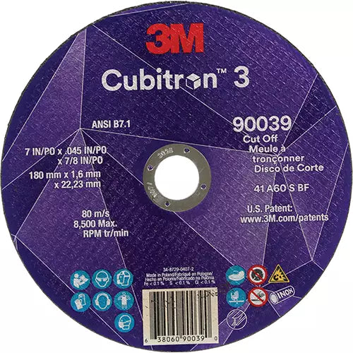 Cubitron™ 3 Cut-Off Wheel 22.23 mm - 7100313189