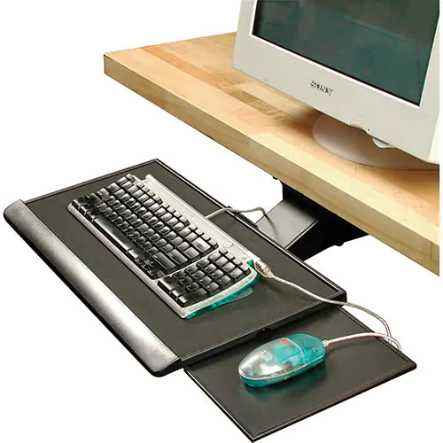 Heavy-Duty Articulating Keyboard Trays With Mouse Platform - AKT-1M