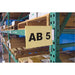 Slip 'N Stik™ Snap-On Warehouse Aisle Sign Kits - WSK1Y