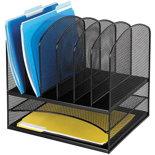 Onyx™ Steel Mesh Desktop Organizers - 3255BL