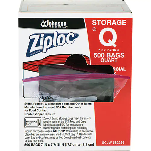 Ziploc® Double Zip Food Storage Bags - 10019800707634