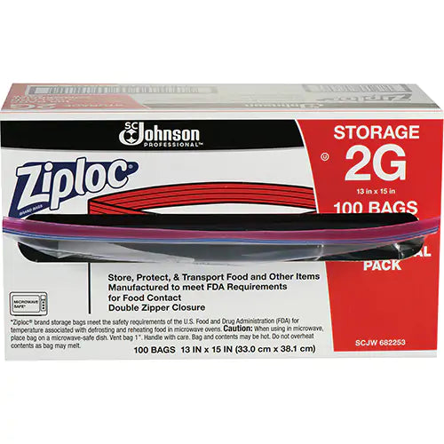 Ziploc® Double Zip Food Storage Bags - 10019800707603