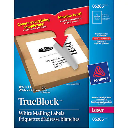 TrueBlock™ Laser Shipping Labels - 773424