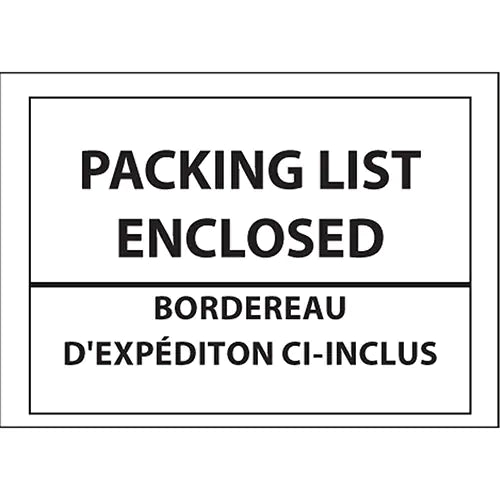 Packing List Envelopes - FB101