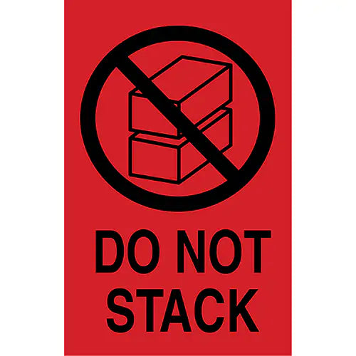 "Do Not Stack" International Shipping Labels - 08170