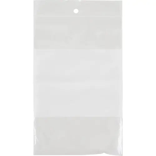 White Block Poly Bags - PF926