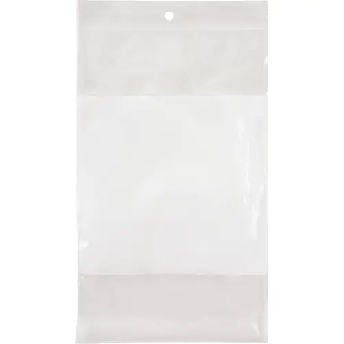 White Block Poly Bags - PF933