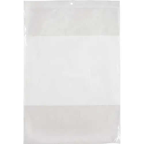 White Block Poly Bags - PF951