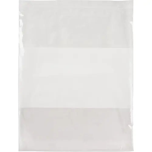 White Block Poly Bags - PF963
