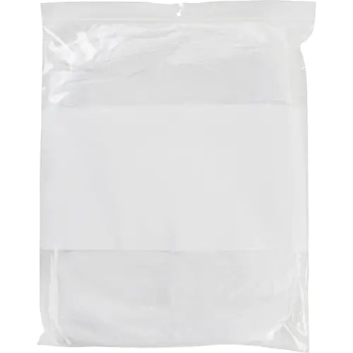 White Block Poly Bags - PF963