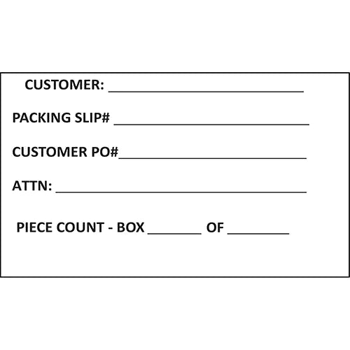 Generic Shipping Label - PG016