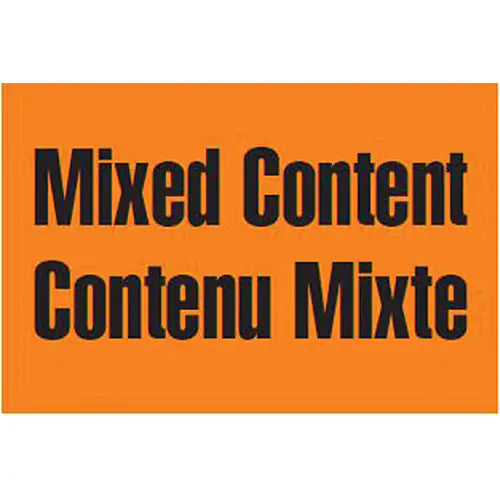 "Mixed Content/Contenu mixte" Labels - TT14477