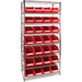 Heavy-Duty Wire Shelving Unit with Storage Bins 8 3/16 x 14 x 6 3/16 - RL818