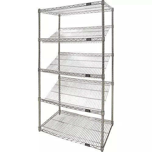 Slanted Wire Shelving Unit - RN591
