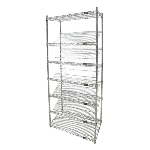 Slanted Wire Shelving Unit - RN593