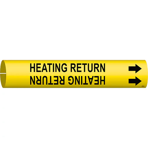 "Heating Return" Pipe Marker - 4070-B