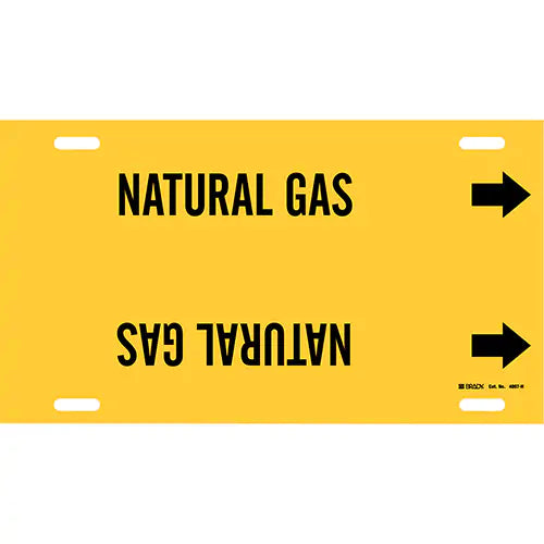"Natural Gas" Pipe Marker - 4097-H