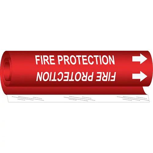 "Fire Protection" Pipe Marker - 5688-O