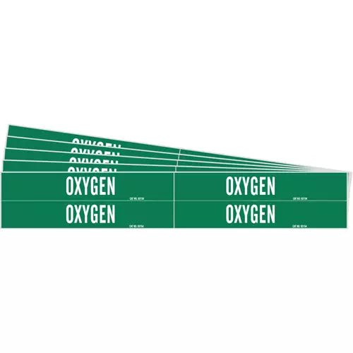 "Oxygen" Pipe Marker - 7210-4-PK