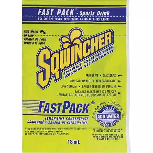Sqwincher® Rehydration Drink Fast Pack® 0.6 - 11082