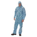 0.5 Mil CRFR Hooded Coveralls 3X-Large - 37428-3X
