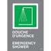 "Douche d'urgence / Emergency Shower" CSA Safety Sign - FBMCSA947VP