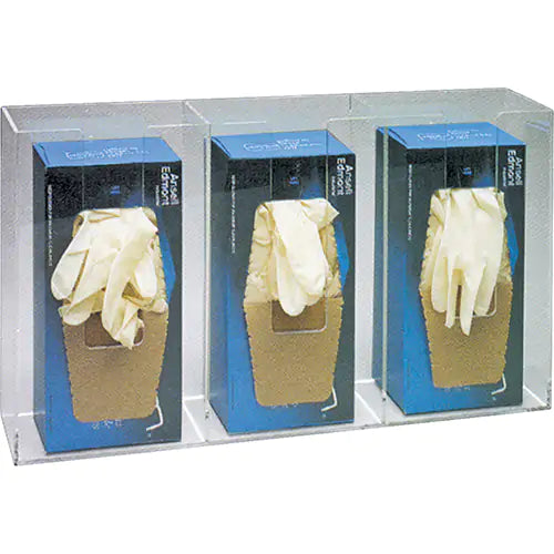 Deluxe Triple Gloves Dispensers 20" W x 4" D x 11 13/16" H - GD03DL