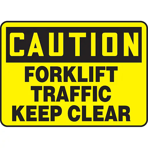 "Forklift Traffic" Sign - MVHR694VP