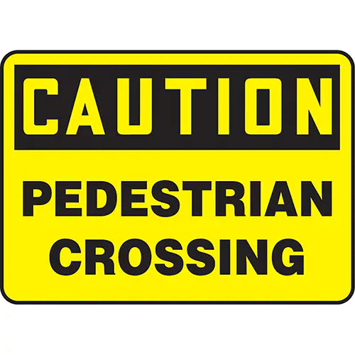 "Pedestrian Crossing" Sign - MVHR687VP