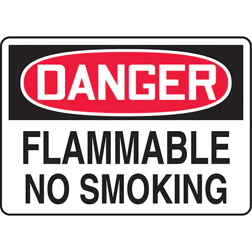 "Flammable" Sign - MSMK254VS