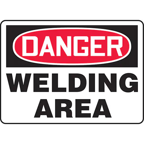 "Welding Area" Sign - MWLD009VS