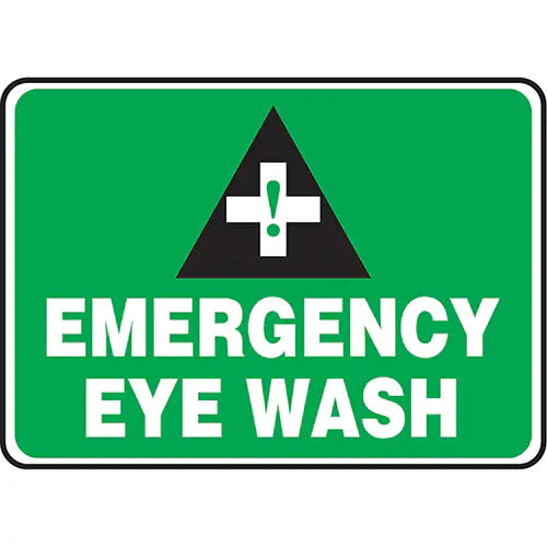 "Emergency Eye Wash" Sign - MFSD983VP