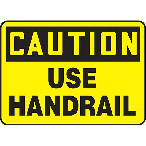 "Use Handrail" Sign - MSTF660VP