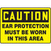 "Ear Protection Must Be Worn" Sign - MPPA603VA