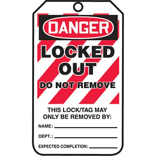 Lockout Tags - MLT418CTP