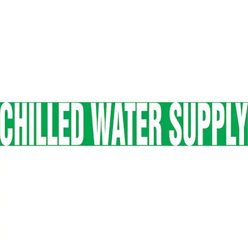 "Chilled Water Supply" Pipe Markers - RPK203SSD