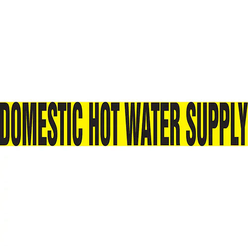 "Domestic Hot Water Supply" Pipe Markers - RPK289SSD
