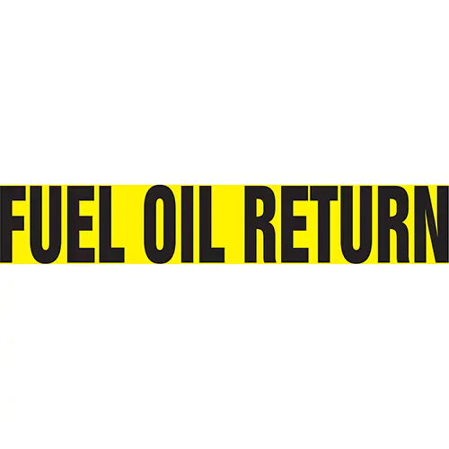 "Fuel Oil Return" Pipe Marker - RPK339SSA