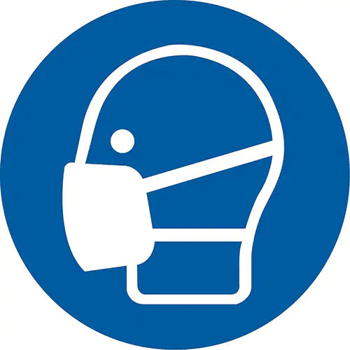 Wear a Mask ISO Mandatory Safety Labels - LSGM2184