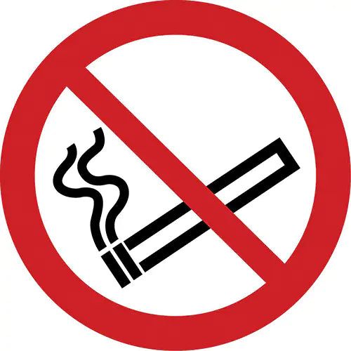 No Smoking ISO Prohibition Safety Labels - LSGP6314