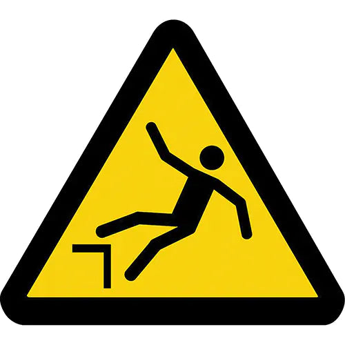 Drop/Fall Hazard ISO Warning Safety Labels - LSGW1254