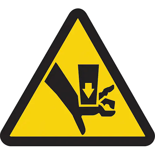Crush Hazard ISO Warning Safety Labels - LSGW1412