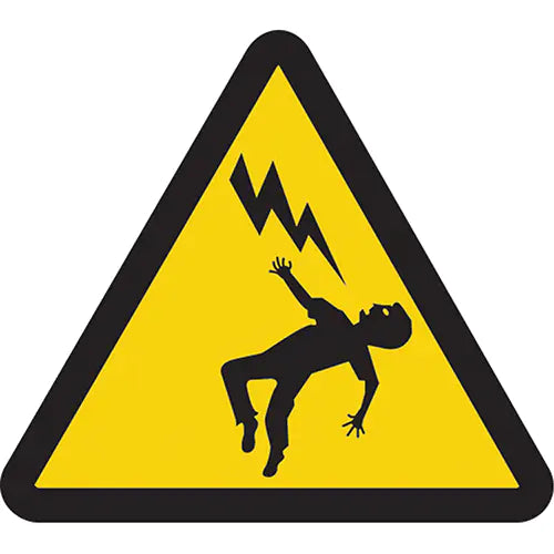 Voltage Discharge ISO Warning Safety Labels - LSGW1774
