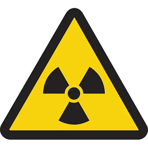 Radioactive ISO Warning Safety Labels - LSGW1794